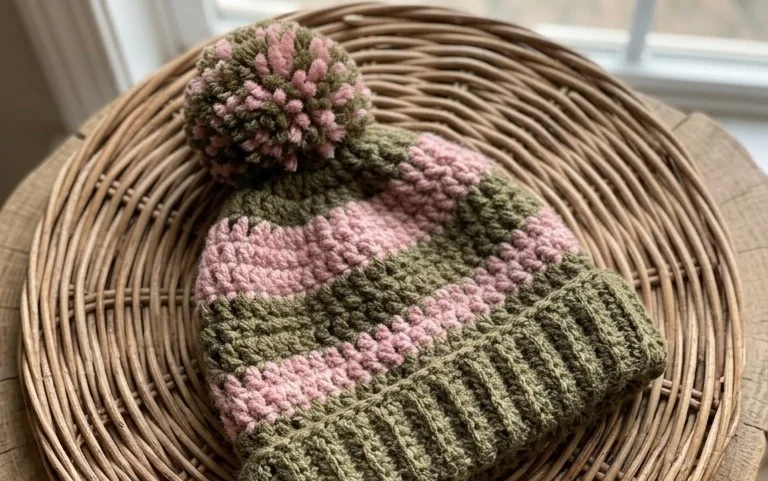 Free Winter Hat Crochet Pattern: Easy Textured Tutorial