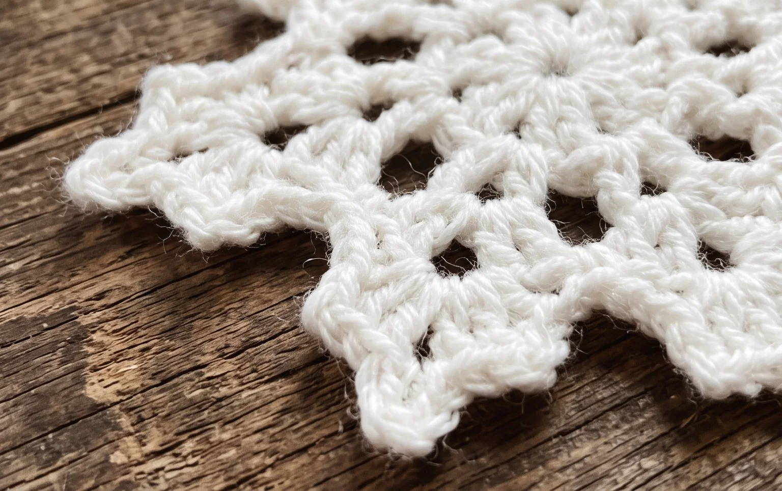 Crochet Snowflake - Grateful Prayer | Thankful Heart