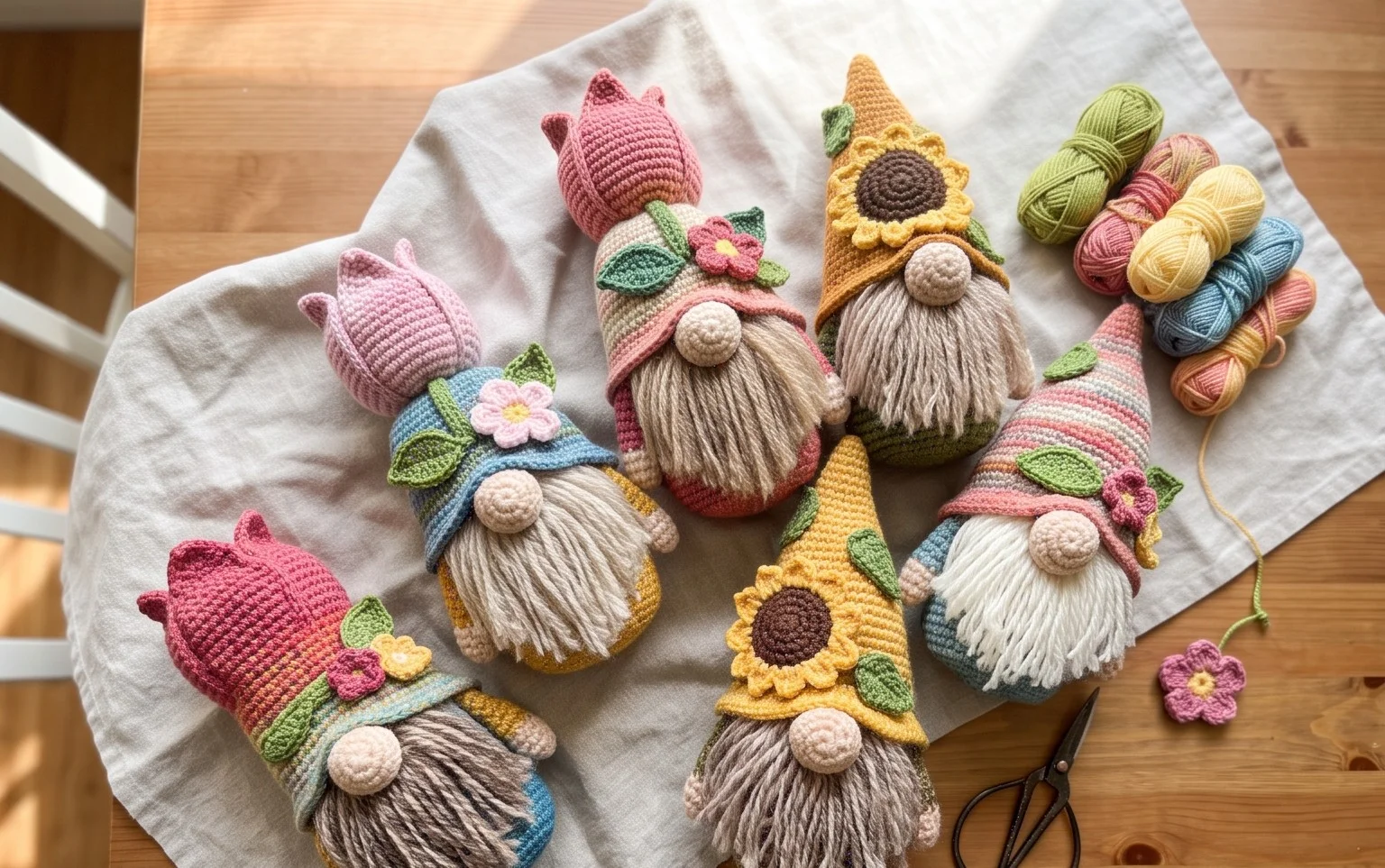 7 Cute Crochet Flower Gnome Patterns: Free Easy Designs